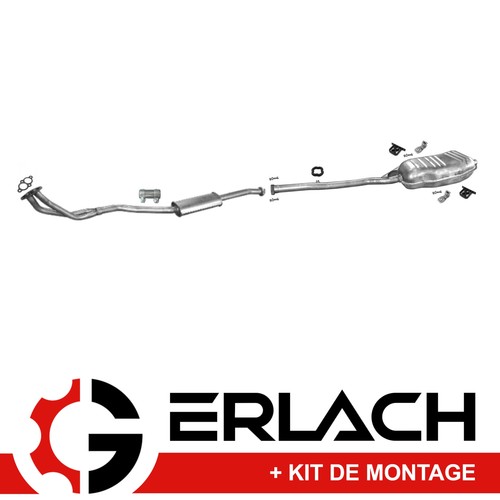 Echappement silencieux pour